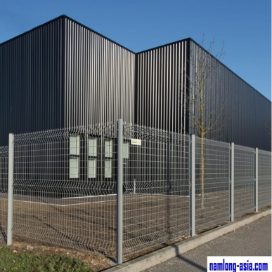 Hàng rào lưới thép hàn Bảo vệ an toàn và bền vững