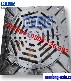 Nắp hố ga khung dương có lỗ thu nước - Giải pháp thoát nước hiệu quả