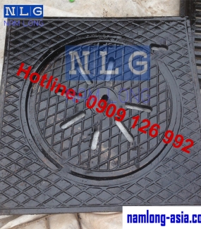 Nắp hố ga 900x900 bằng gang 