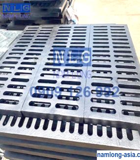 Nắp mương thoát nước bằng  gang 