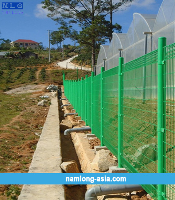  Hàng rào gập tam giác 2 đầu