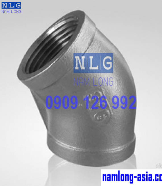 Co lơi ren inox, chếch ren inox 304
