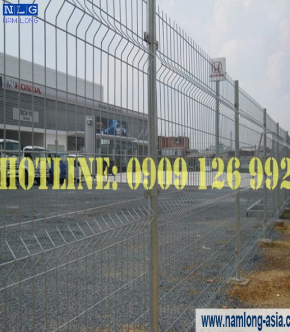 hàng rào lưới thép hàn mạ kẽm